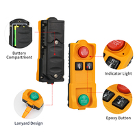 Convertisseur PLC 2 canaux FSK à code fixe et code roulant 420-450 MHz DC12-36V, étanche, antichoc, alimenté par piles AAA, portée 100 m