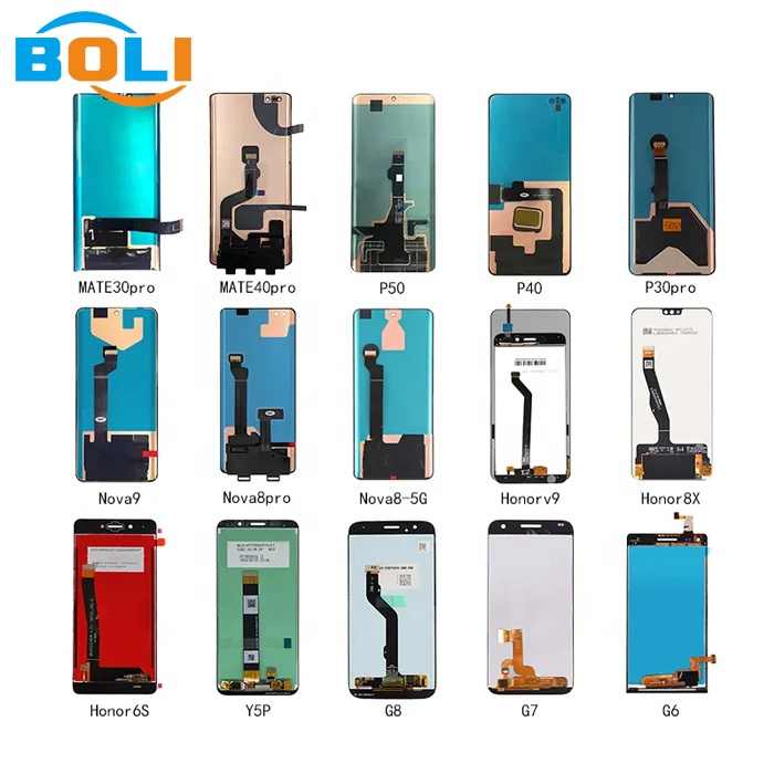 Wholesale for Huawei Mate10 20 30 Pro 40 P10 P20 Lite P30 P40 Pro P50 Display for Huawei Y6s Y7 Prime Y7 Y8p Y9 2019 Lcd Screen