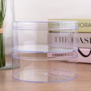 120-50 hộp tròn nhựa trong suốt cao cấp thực phẩm hộp trong suốt có nắp hộp Bánh quy hộp kẹo cưới hộp kẹo - Product Image 4