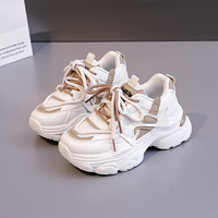 Desain Sepatu Tali Baru yang Sederhana dan Modis, Sepatu Olahraga Kasual Musim Semi untuk Pelajar, Bahan Karet