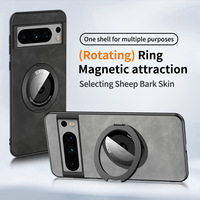 Haute qualité pour Google Pixel 9pro étui de téléphone anneau magnétique en peau de mouton étui de Protection contre les chutes pour Google Pixel 8pro