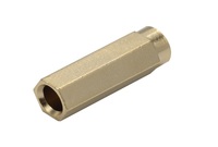 Prise banane femelle 3,5 mm plaquée or, connecteur banane, équipement de test électronique médical, connexion d'alimentation, connexions de fils