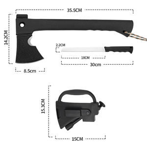 Hache tactique de survie en plein air avec tête de hache en acier Découpage du bois et <span class=keywords><strong>menuiserie</strong></span> pour le camping et <span class=keywords><strong>la</strong></span> défense - Product Image 6