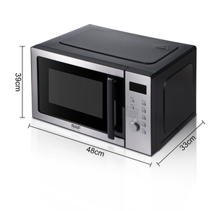 เตาอบไมโครเวฟ 850W ความจุขนาดใหญ่ 25 ลิตร ระบบละลายน้ำแข็งอัจฉริยะ โหมดการทำอาหารหลากหลาย วัสดุสแตนเลส เตาอบไมโครเวฟสำหรับใช้ในบ้าน - Product Image 5