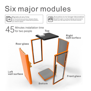 Di động âm thanh cuộc họp làm việc văn phòng Pods điện thoại gian hàng Modular văn phòng Hush Pods Movie phòng riêng vài rạp chiếu phim phòng - Product Image 5