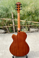 Aiersi Brand High Quality Handmade Wholesale Spruce Top Mahogany Body Steel String Instrument Electric Acoustic Guitar for Sale