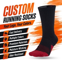Chaussettes de course unisexes en coton et fibre de bambou, confortables, à compression, à séchage rapide, respirantes et épaisses, pour l'hiver – Offre Spéciale