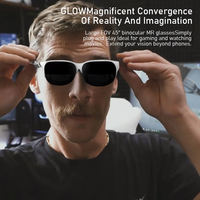 Écran géant pour lunettes VR/AR intelligentes 4K polarisées avec projecteur d'affichage virtuel de 50 à 80 pouces compatible
