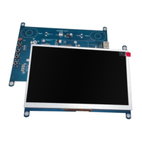7 inç ahududu Pi dokunmatik ekran 1024x600 IPS kapasitif dokunmatik ekran CTP TFT LCD ekran destek Windows 11/10/8.1/8/7