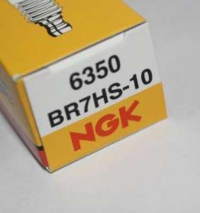 NGK Bougie d'allumage d'origine de haute qualité pour moteurs automobiles 6350 BR7HS-10 OEM 09482-00082 3579 Nouveau pour <span class=keywords><strong>PEUGEOT</strong></span>/VOLVO - Product Image 2