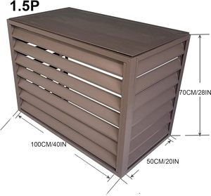 Couverture de <span class=keywords><strong>climatiseur</strong></span> en métal mini-split de haute qualité avec gravure laser, durable, anti-corrosion, en aluminium à lamelles - Product Image 2