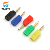 Prise RCA haut de gamme 4pin Lotus 2 Ports connecteur Audio femelle PCB soudage rouge blanc 2 trous AV RCA connecteur femelle