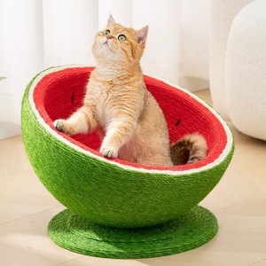 Wassermelone Design <span class=keywords><strong>Cat</strong></span> Scratch House Hanf Abnehmbares <span class=keywords><strong>Cat</strong></span> Scratch Board Schlafs ofa - Product Image 4