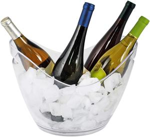 Fabricación Profesional <span class=keywords><strong>DASHU</strong></span> DS2002 Cubos de Hielo de Plástico PS Transparente, Soporte Enfriador Económico al por Mayor para Restaurantes, Fiestas, Vino y Cerveza - Product Image 2