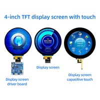 QTSS 4,0 Zoll IPS TFT LCD Display Modul 720*720 NV3052C SPI RGB Hochauflösender Touchscreen LED-Hintergrundbeleuchtung 300cd/m Helligkeit