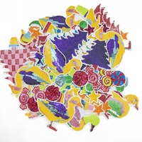 Patch brodé personnalisé en sequins animaux, thermocollant pour vêtements, fournisseur OEM pour vêtements de mode