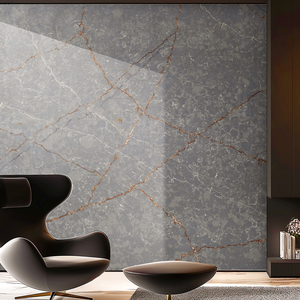 Runpin 0 silica nhân tạo thạch anh đá phòng tắm Countertop thiết kế lớn slab đánh bóng bề mặt cho trang trí nội thất dự án - Product Image 1