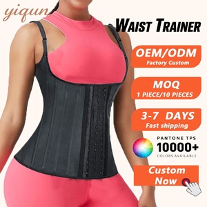 <span class=keywords><strong>En</strong></span> gros, Corset amincissant <span class=keywords><strong>en</strong></span> latex à 25 baleines <span class=keywords><strong>en</strong></span> acier, gilet <span class=keywords><strong>de</strong></span> compression pour la perte <span class=keywords><strong>de</strong></span> poids et le remodelage corporel pour femmes - Product Image 1
