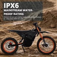 48V 3000W Electric Dirt Bike with 20Ah Battery Electric Motorcycle Adult Off-Road 60km/h Dual Suspension CE Certified Factory