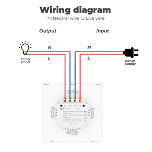 WIFI Tuya Alexa Google Home Smart IR Wall <b>Light</b> <b>Switch</b> No Need Touch Wave Infrared <b>Sensor</b> Lamp Neutral Wire US Glass on Off - Product Image 5