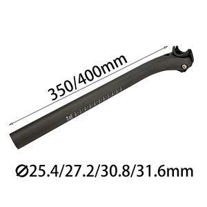 <span class=keywords><strong>Tija</strong></span> de sillín de bicicleta MTB de <span class=keywords><strong>carbono</strong></span> <span class=keywords><strong>Tija</strong></span> de sillín trasera de <span class=keywords><strong>carbono</strong></span> completo 25,4 27,2 30,8 31,6 - Product Image 3