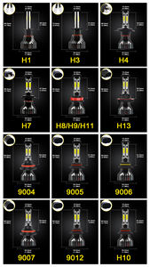 Ampoules de phare LED de voiture automatique super lumineuses de haute qualité OEM UG4 4500LM * 2 H1 H3 H7 H11 9005 9006 H4 H13 IP67 éclairage LED - Product Image 6