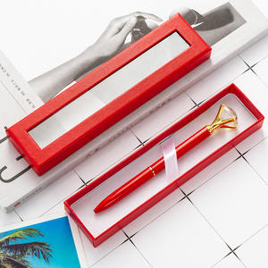 Bolígrafo de Cristal con Diamantes y Logotipo Personalizado de Alta Calidad, Diseño Metálico Giratorio Promocional, Gran Venta - Product Image 1