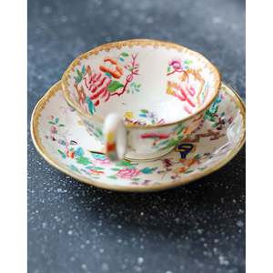 Service à thé en porcelaine fine Minton du début/milieu du XIXe siècle, motif chinois, design classique pour le café et le thé - Product Image 6