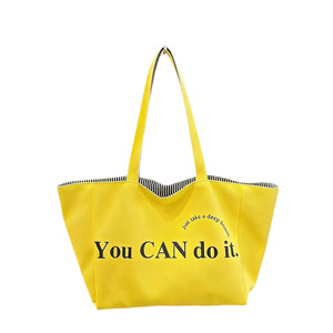 Bolsa Tote de Gran Capacidad, Nueva Bolsa a Rayas de Doble Cara para Ocio al Aire Libre, Bolso de Mano de un Solo Hombro - Product Image 1