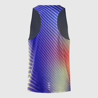 Débardeur de course à sublimation personnalisé Tarstone pour hommes, séchage rapide, ultra léger, sans manches