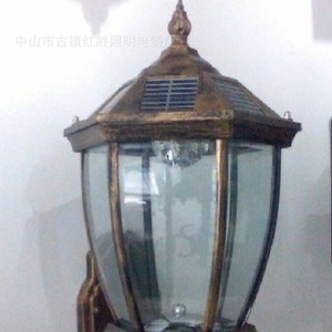 Solar Outdoor Wall Lamp Led Tempered Glass Cylinder <b>12V</b> <b>DC</b> Solar Power 3 Year Warranty - Product Image 4