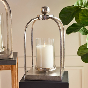 Lanterne à bougie décorative de table, design tendance, best-seller, en aluminium - Product Image 1