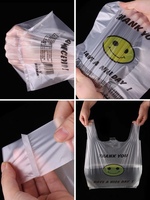 Sacs en plastique PE réutilisables écologiques avec impression quadricolore et logo personnalisé pour les entreprises et les supermarchés