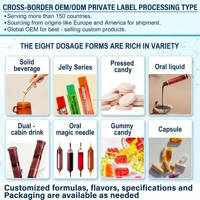 Probiotiques pour femmes en stick de gelée, saveur personnalisée |   Santé digestive féminine, prébiotique FOS |   OEM ODM Marque privée Usine GMP
