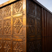 Revêtement en acier gaufré imperméable et ignifuge pour atelier, panneau métallique sculpté pour la décoration préfabriquée de la maison