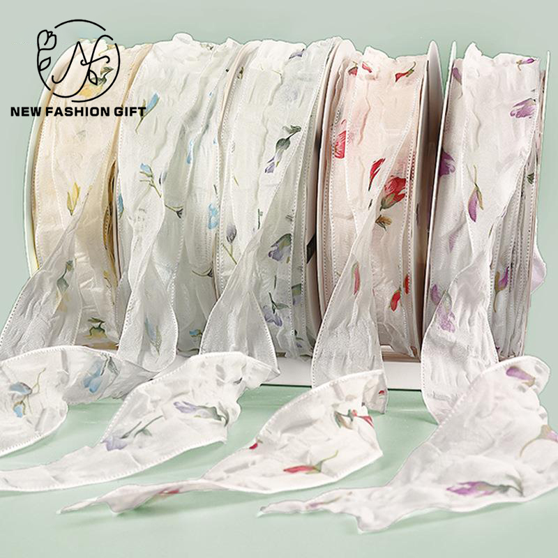 Wide Cotton Ribbon for DIY Bow Hair Accessories & Handmade Jewelry Versatile Christmas Gift Ribbons