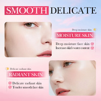 SADOER Masker Wajah Pelembap dan Menutrisi dengan Ekstrak Mawar Edisi Valentine 25ml, Melembapkan Secara Mendalam, Mengunci Kelembapan Kulit, Lembut di Kulit