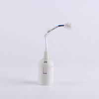 Support de lampe en plastique E27 à vis avec borne 250v Line Lamp Socket Accessoires de lustre élégants