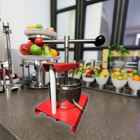 Commerciële XH XY-5 5L houten tafelmodel spiraal kern multifunctionele sapcentrifuge geassembleerde fruit- en wijnpersmachine, eenvoudige bediening