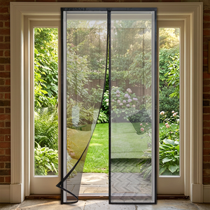 THICKENED Polyester Mosquito Net <b>Door</b> 210cm Very Dense Magnetized <b>Screen</b> Anti <b>Flies</b> Insects <b>Magnetic</b> Strips Automatic - Product Image 5