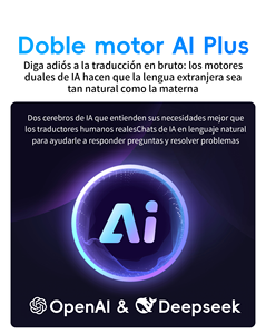 Traductor de Viaje y Estudio Portátil con IA T13, Venta al por Mayor de Fábrica, 160 Idiomas, Traducción de Voz y Fotos en Tiempo Real para Negocios - Product Image 6