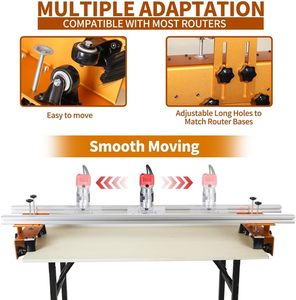 Gabarit de planage réglable de <span class=keywords><strong>58</strong></span> pouces pour le redressement de dalles, outil de précision pour le rabotage et le façonnage des surfaces de dalles en bois - Product Image 5