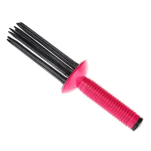 Sáng Tạo Tóc Curling Vòng Cuộn Lược Mà Không Cần Nóng 17 Răng Vòng Heatless Tóc Fluffy Twist Curling Lược Công Cụ Cho Tóc Tự Nhiên