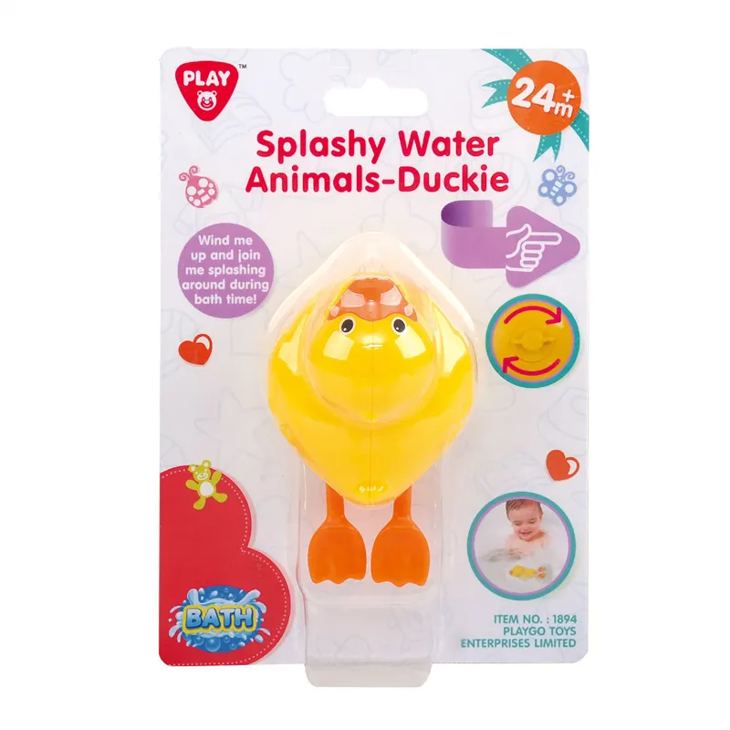 प्लेगो स्प्लैशी स्नान खिलौने जल पशु बतख के साथ खेलें मनोरंजक बाथरूम सहायक उपकरण