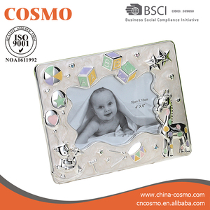 Hươu Cao Cổ Đáng Yêu Trẻ Em Khung Ảnh Tráng Men Trang Trí Bé Năm Đầu Tiên Khung Ảnh Khung Quà Tặng - Product Image 2