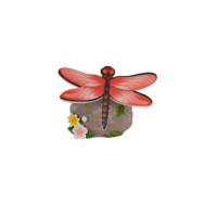 Lampe en forme d'animal, libellule lumineuse dynamique, lampe de jardin imperméable pour l'extérieur, décoration festive, sculpture lumineuse pour la scène nocturne