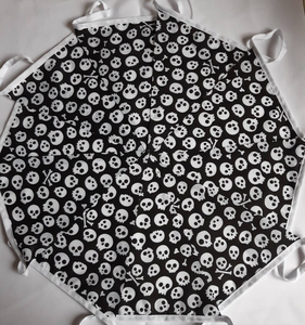 Guirlande de bannière d'Halloween faite à la main, personnalisée, noire et <span class=keywords><strong>orange</strong></span>, style shabby chic - Product Image 3