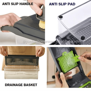 เครื่องหั่นอาหารอเนกประสงค์เครื่องหั่น<span class=keywords><strong>ผัก</strong></span>เครื่องหั่นแครอทหัวหอม - Product Image 5