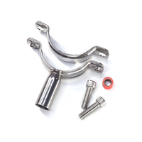 Support de tuyau sanitaire en acier inoxydable Wensen 304/316 - Clip/collier de serrage pour tuyau avec base