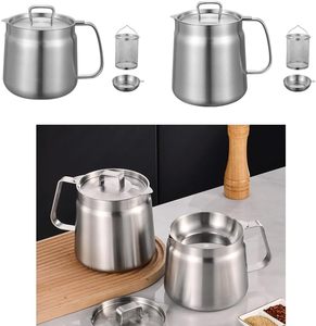 Meilleure vente : Friteuse et passoire à huile 2-en-1, 68 oz, en acier inoxydable robuste, pour cuisine et camping - Product Image 2